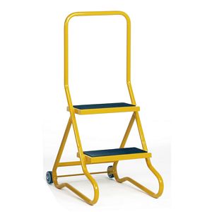 2 Tread Wheelalong Steps with ribbed rubber treads library steps for Librarians 31/wheelalong 2 tread.jpg